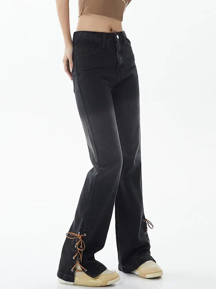Trendy High Waist Slim Mopping Pants for Women