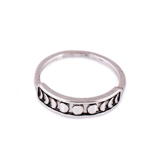 Lunar Eclipse Ring - Moon Phase Jewelry
