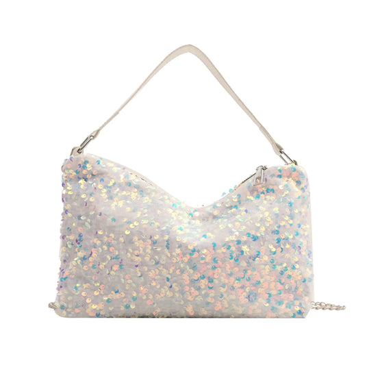 Womens Evening Handbag. Sequin Crossbody Elegant Clutch Purses, for Wedding Prom Cocktail Party