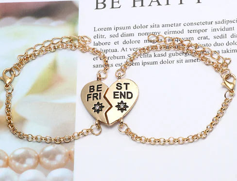Best Friends Jewelry Bracelet for Women with Letters