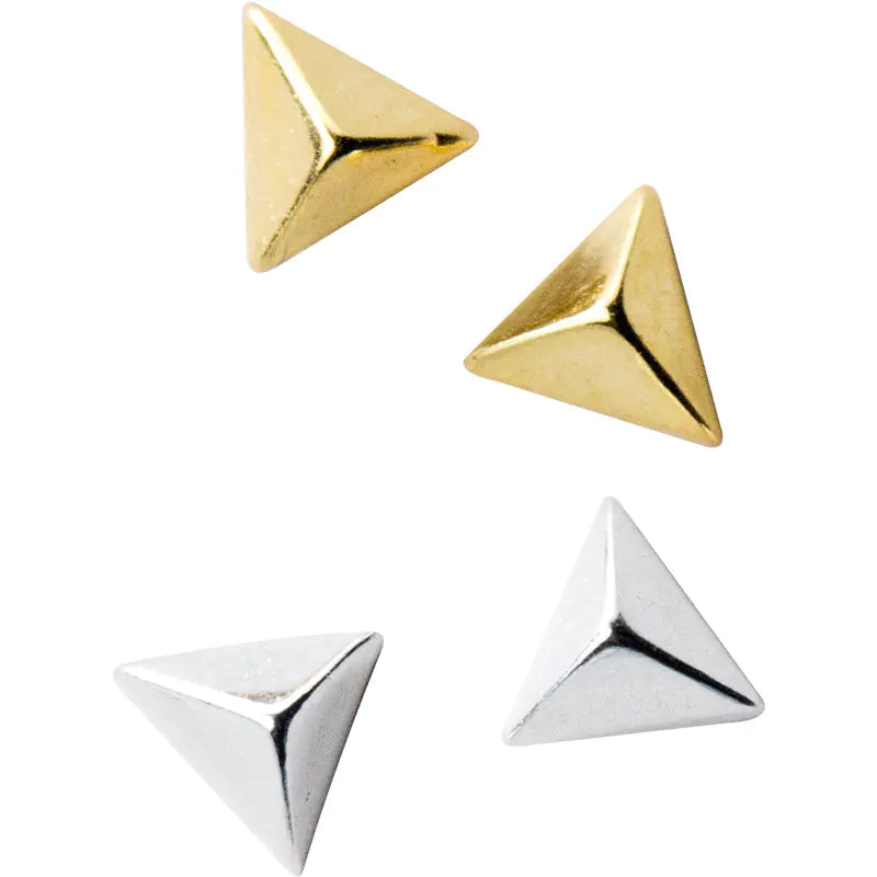 S925 Silver Mini Triangle Earrings for Women