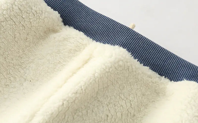 Winter Thickened Lamb Fleece Jogger Pants for Women