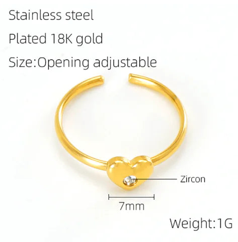 14K Gold Floral Ring - Flower Jewelry