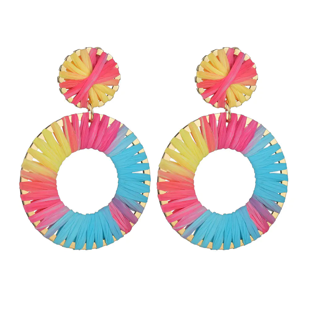 Campfire Party Heart-Shaped Hollow Earrings