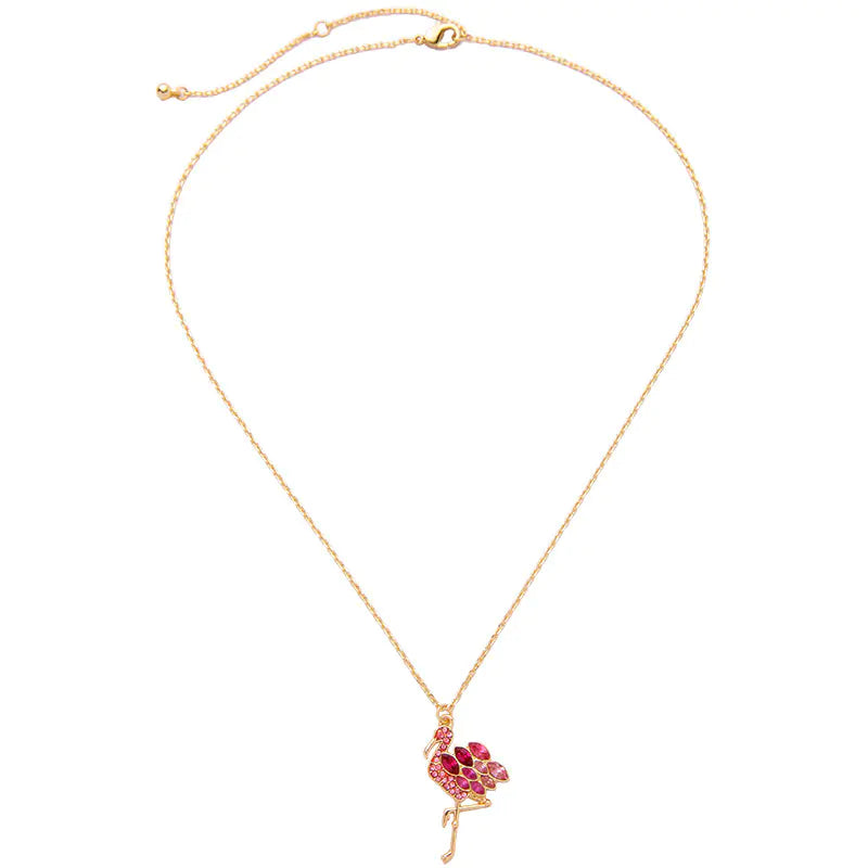 Alloy Inlay Diamond Hollow Necklaces for Women