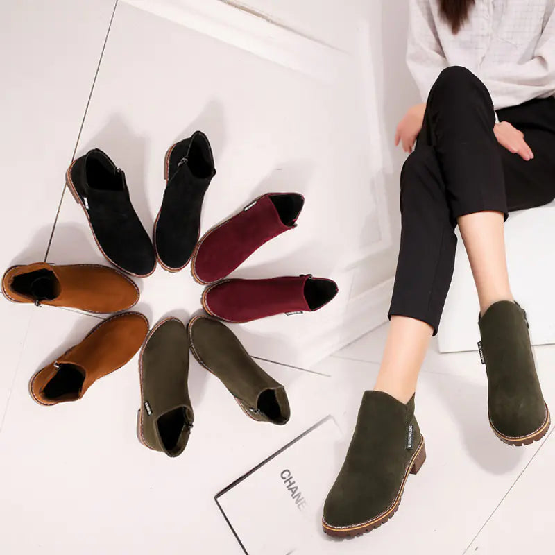 Plush Martin Boots for Women