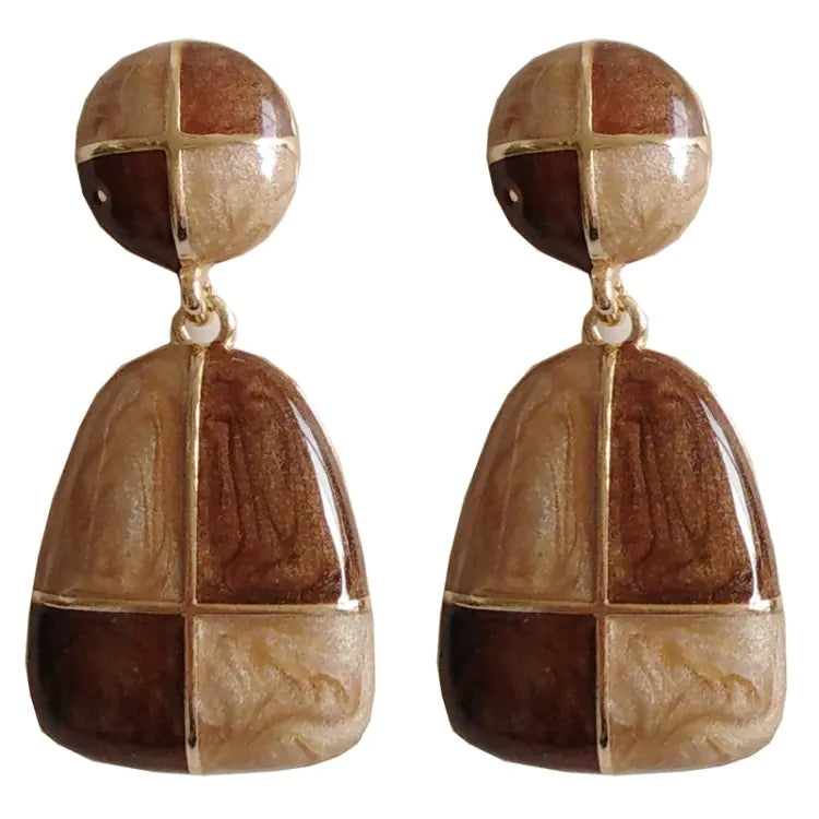 Creative Geometric Colorful Earrings for Women