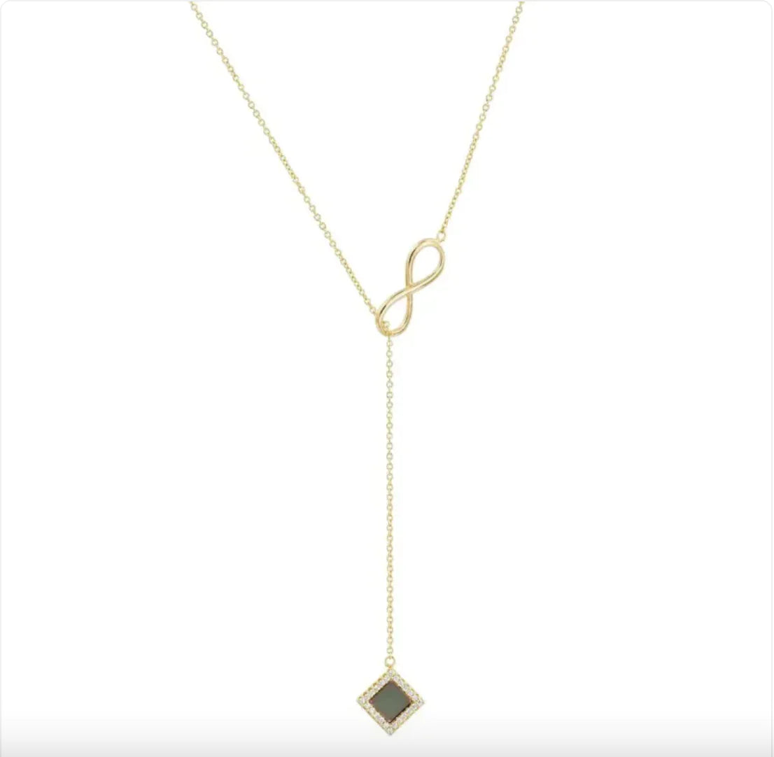 Infinity 8 Necklace & Bracelet Set