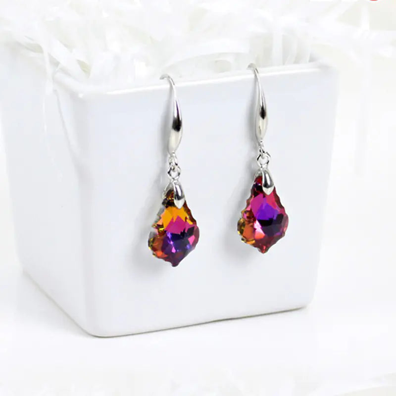 Irregular Teardrop Dangle Earrings for Women