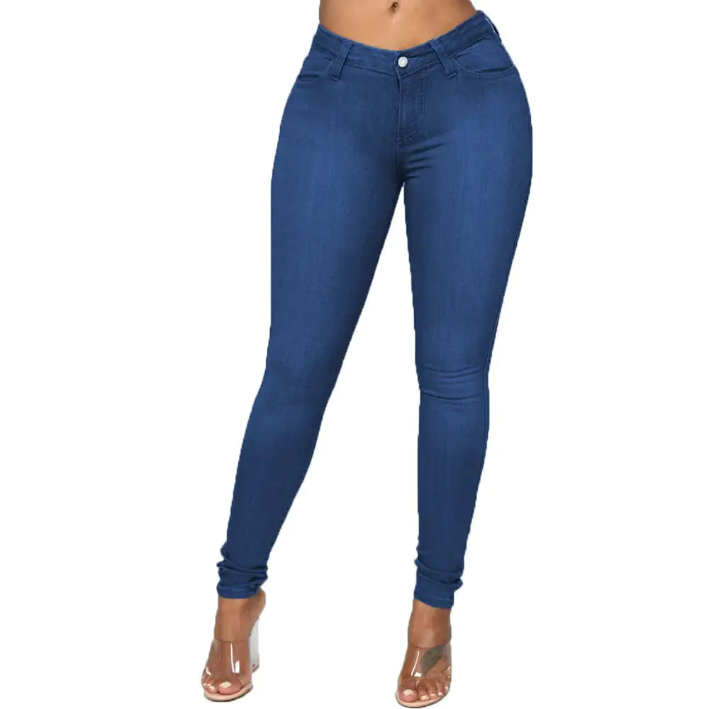 European Style Women's Skinny Jeans Pencil Pants