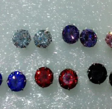 Vintage Stud Earrings - Retro Ear Jewelry