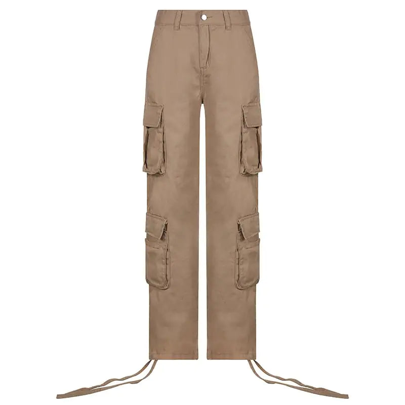 Hip Hop Style Low Waist Denim Pants for Women