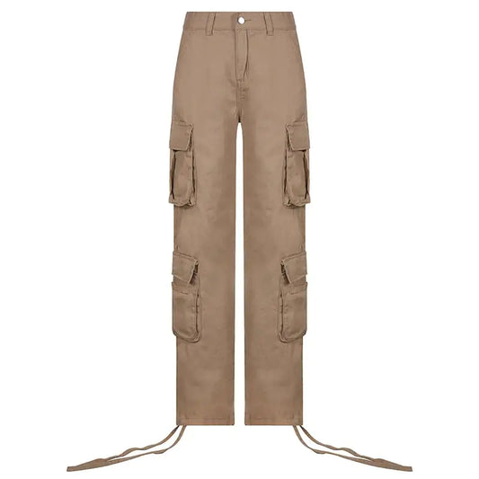 Hip Hop Style Low Waist Denim Pants for Women