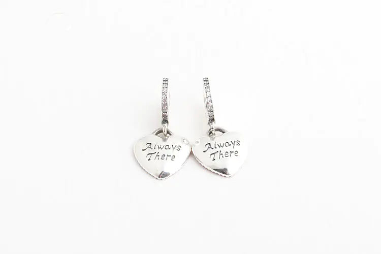Cute Pink Heart Charm Bracelet and Necklace Set