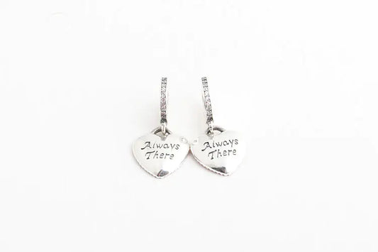 Cute Pink Heart Charm Bracelet and Necklace Set