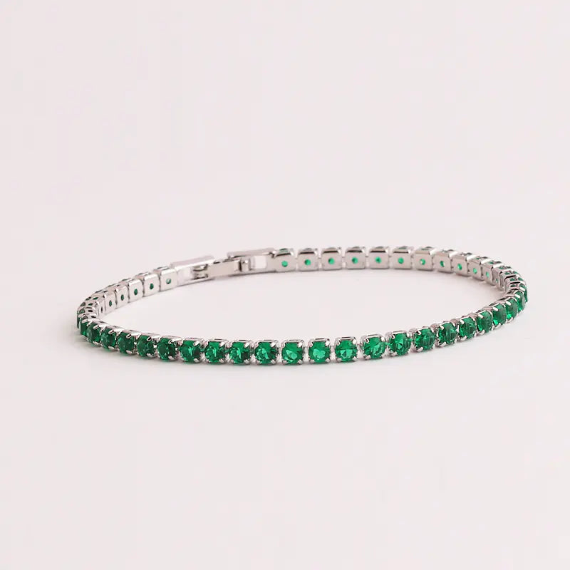 Green Zircon Women's Pull Bracelet Jewelry
