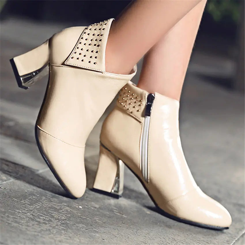 High Heel Ankle Boots for Women