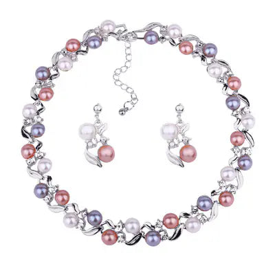 All-Match Necklace and Earrings Jewelry Set for Women