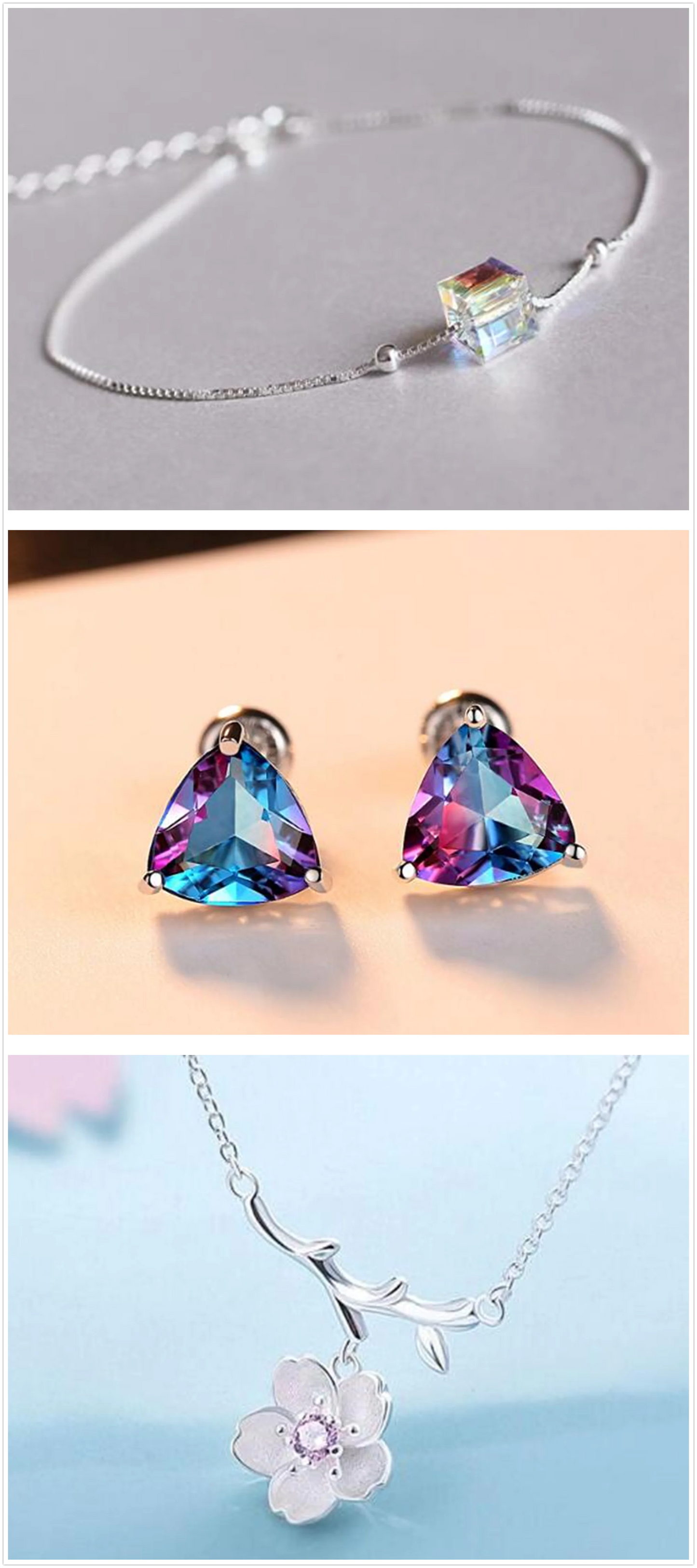 Earrings, Pendants, Bracelet and Necklaces Collection