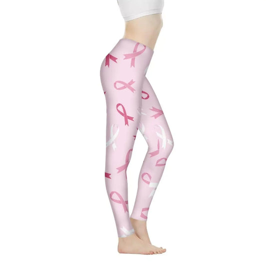 Silk Ribbon Yoga Leggings. Elastic Soft Thick Bootcut Sport Tummy Control Pants